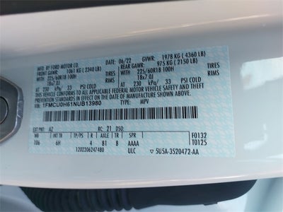 2022 Ford Escape SEL