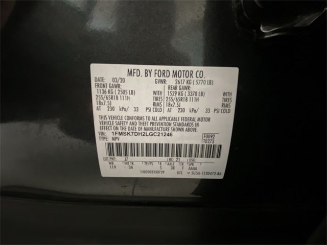 2020 Ford Explorer XLT