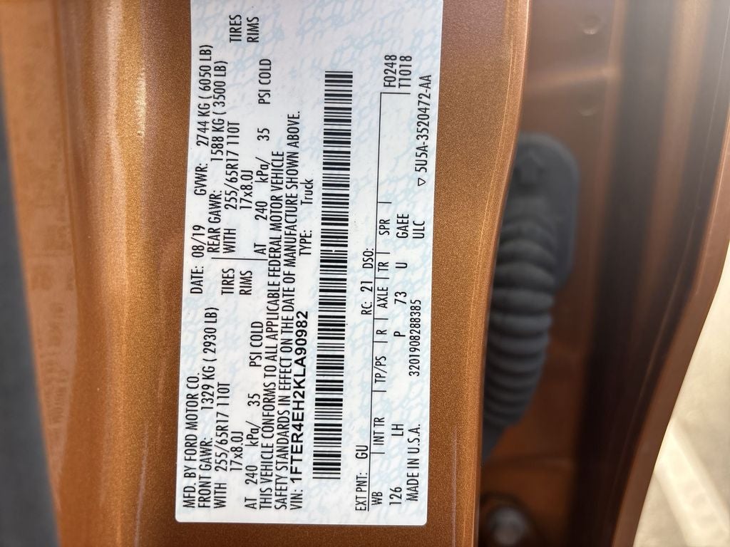 2019 Ford Ranger XLT