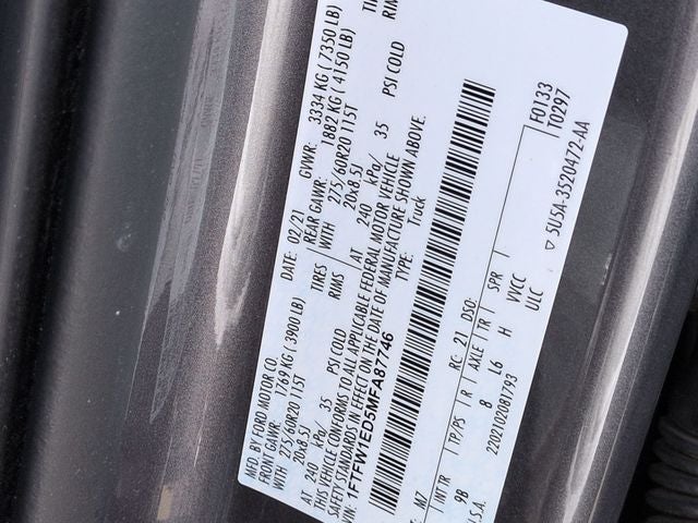 2021 Ford F-150 Platinum