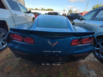 2016 Chevrolet Corvette Stingray Laguna Blue Chrome Wheels