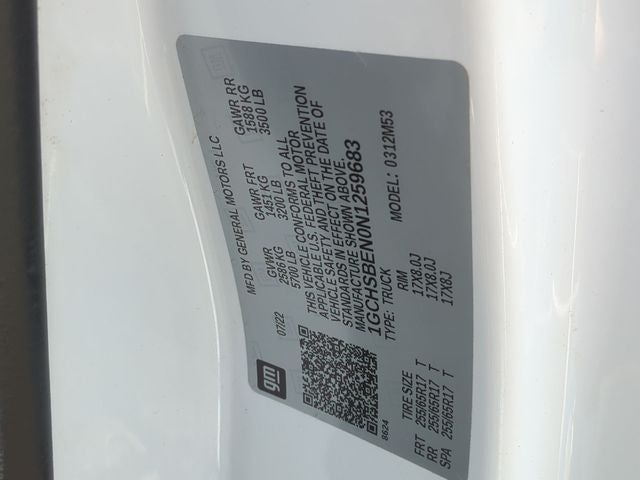 2022 Chevrolet Colorado Work Truck