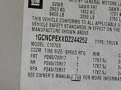 2013 Chevrolet Silverado 1500 Work Truck