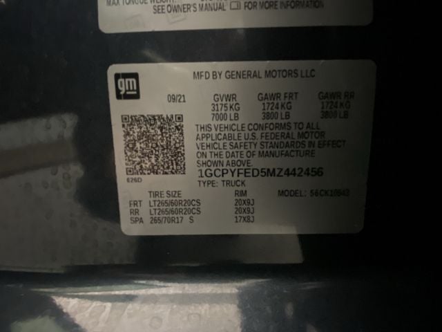 2021 Chevrolet Silverado 1500 LT Trail Boss