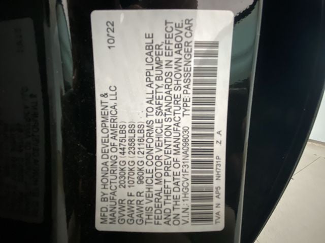 2022 Honda Accord Sport