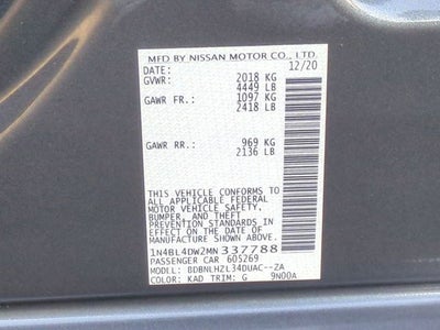 2021 Nissan Altima 2.5 SV