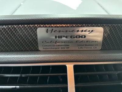 2011 Chevrolet Camaro SS HENNESSY SUPERCHARGED SERIAL #01