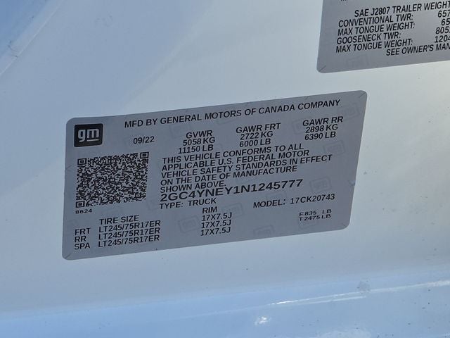 2022 Chevrolet Silverado 2500HD LT