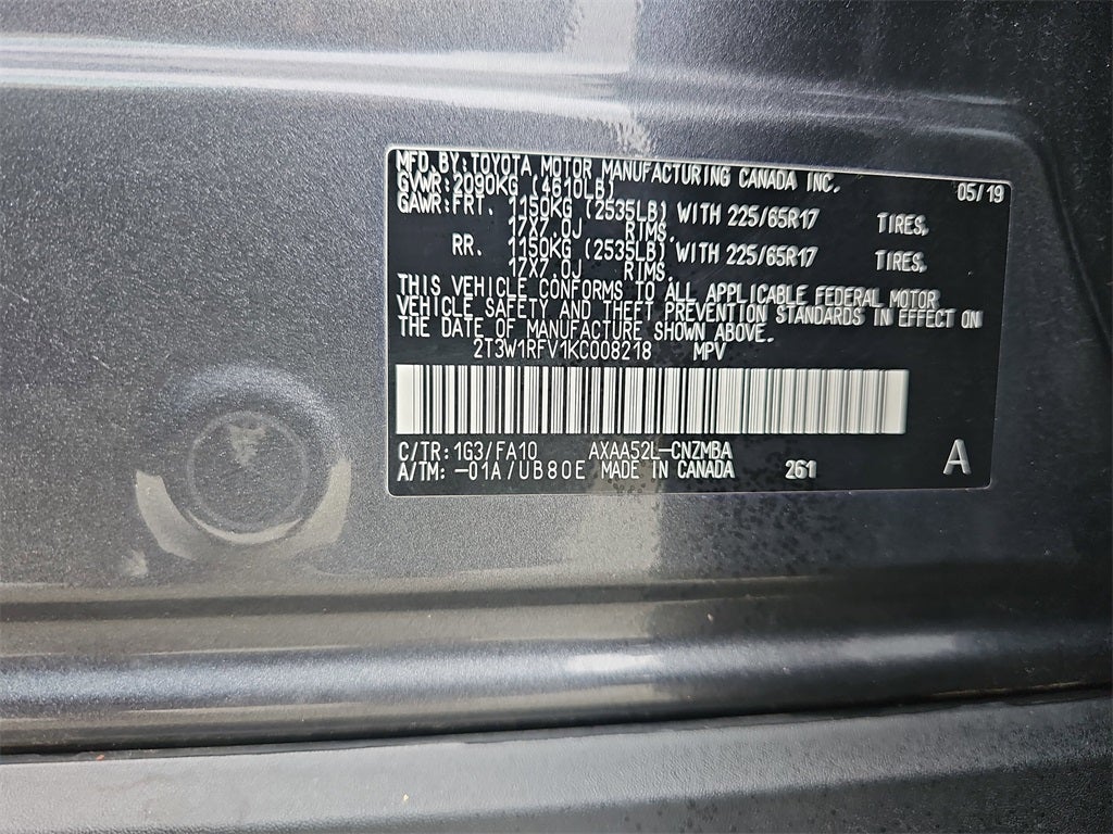 2019 Toyota RAV4 XLE