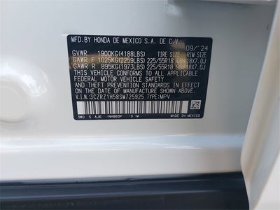 2025 Honda HR-V Sport