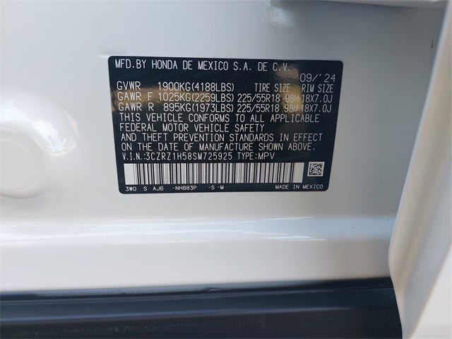 2025 Honda HR-V Sport