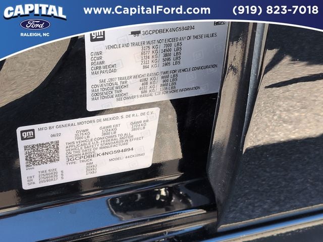 2022 Chevrolet Silverado 1500 Custom