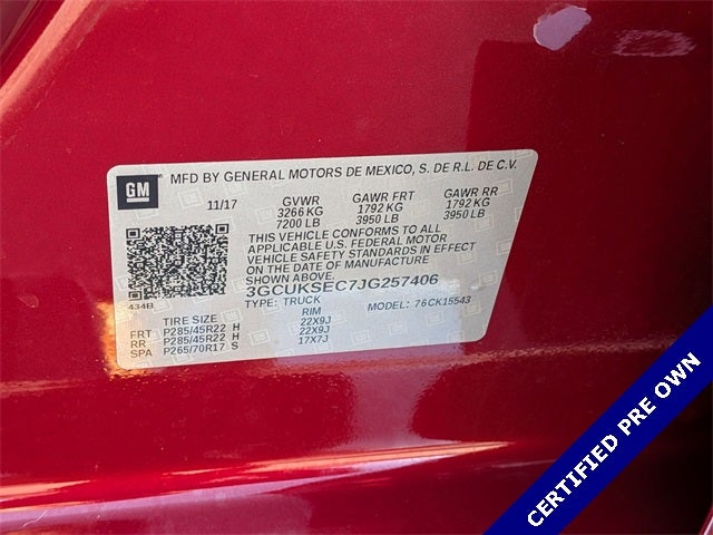 2018 Chevrolet Silverado 1500 LTZ 2LZ