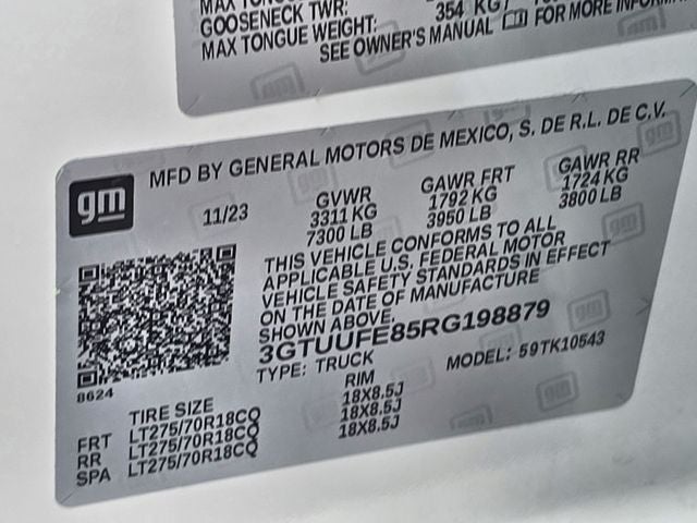 2024 GMC Sierra 1500 AT4X