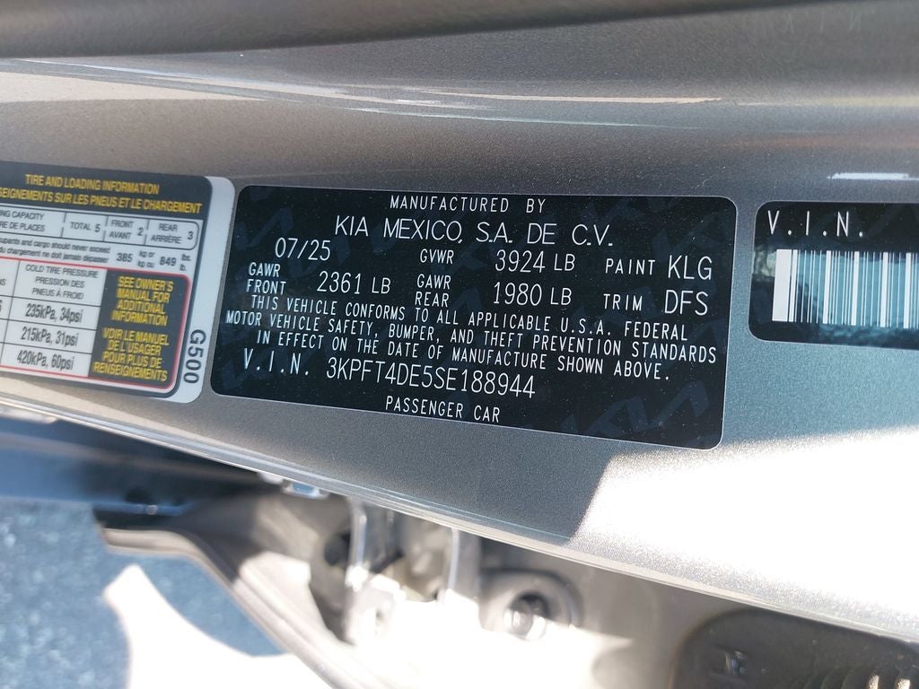 2025 Kia K4 LXS