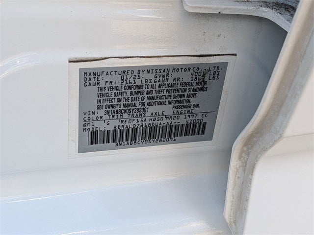 2025 Nissan Sentra SV