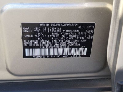 2019 Subaru Outback 3.6R Limited