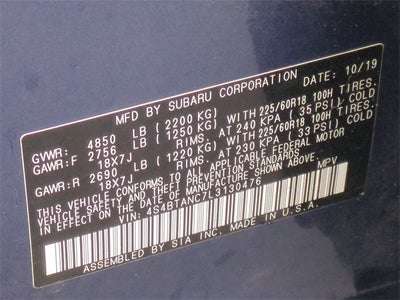 2020 Subaru Outback Limited