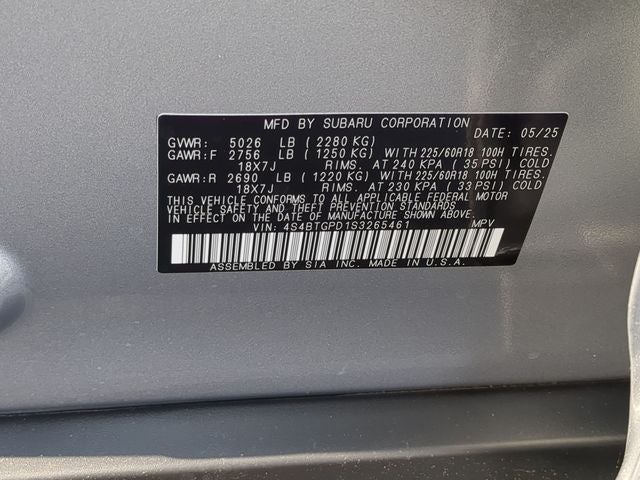 2025 Subaru Outback Touring XT