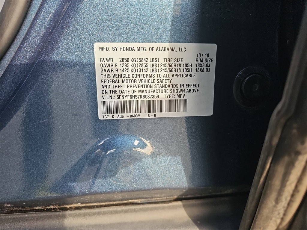 2019 Honda Pilot EX-L