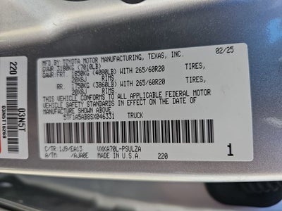 2025 Toyota Tundra Limited
