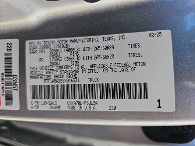 2025 Toyota Tundra Limited