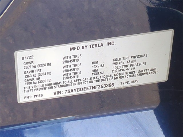 2022 Tesla Model Y Long Range