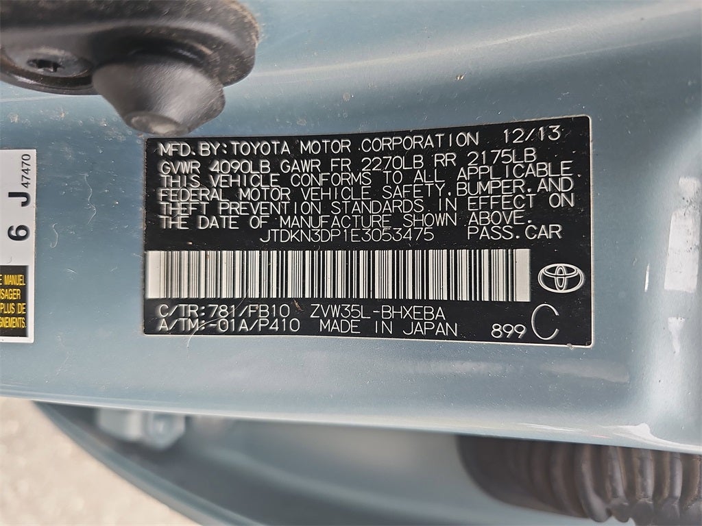 2014 Toyota Prius Plug-in Base
