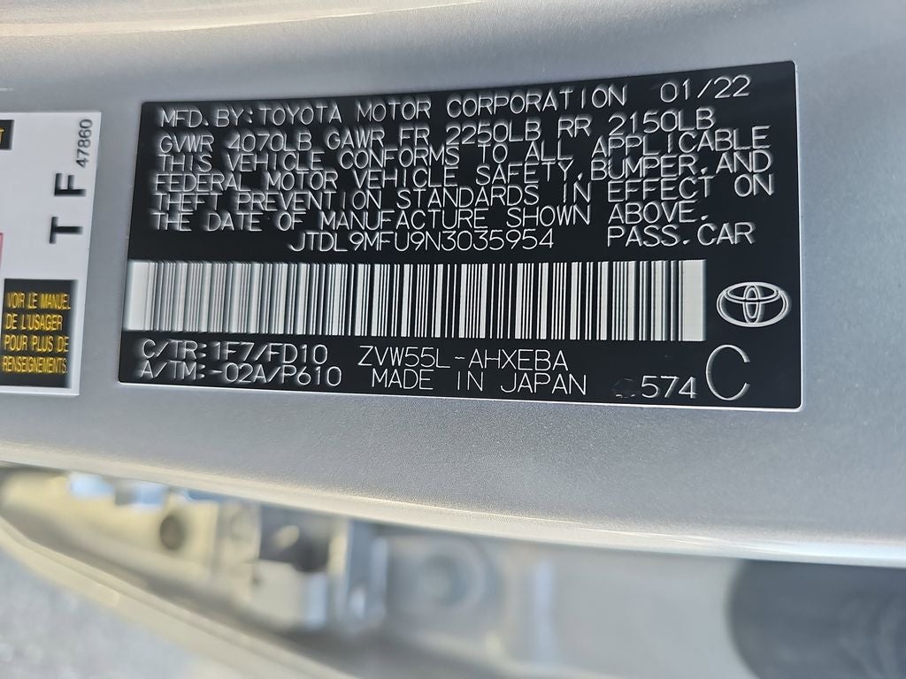 2022 Toyota Prius LE AWD-e