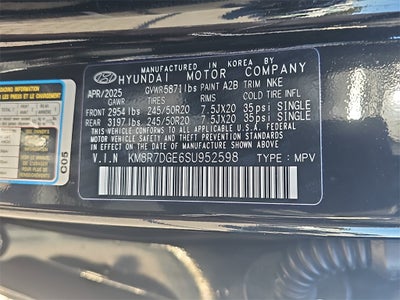 2025 Hyundai Palisade Calligraphy Night Edition