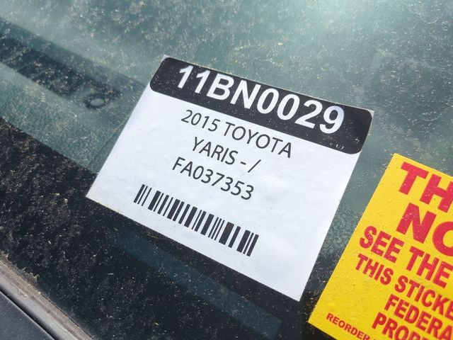 2015 Toyota Yaris L
