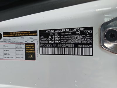 2017 Mercedes-Benz E-Class E 400