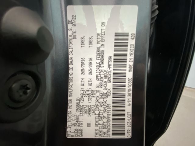 2022 Toyota Tacoma TRD Off-Road V6