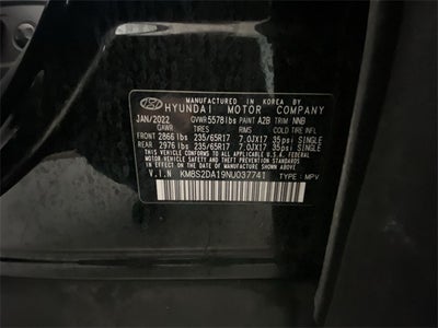 2022 Hyundai Santa Fe Hybrid Blue