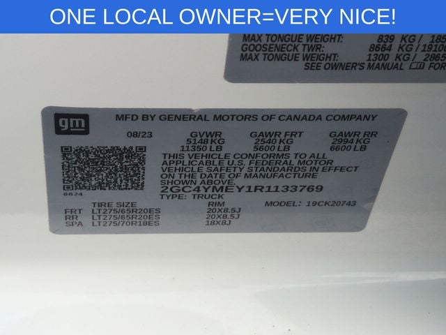 2024 Chevrolet Silverado 2500HD 4WD Crew Cab Standard Bed Custom