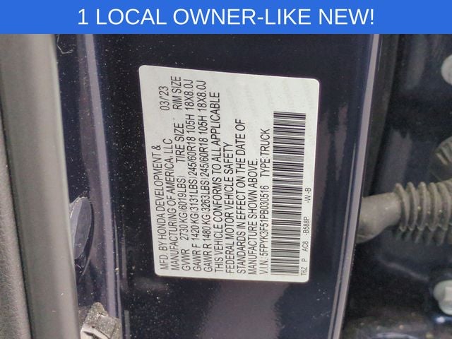 2023 Honda Ridgeline RTL