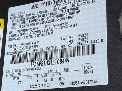 2026 Ford Mustang EcoBoost