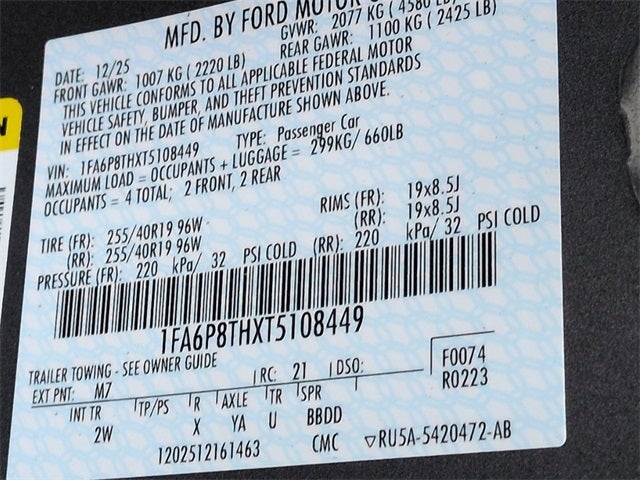 2026 Ford Mustang EcoBoost