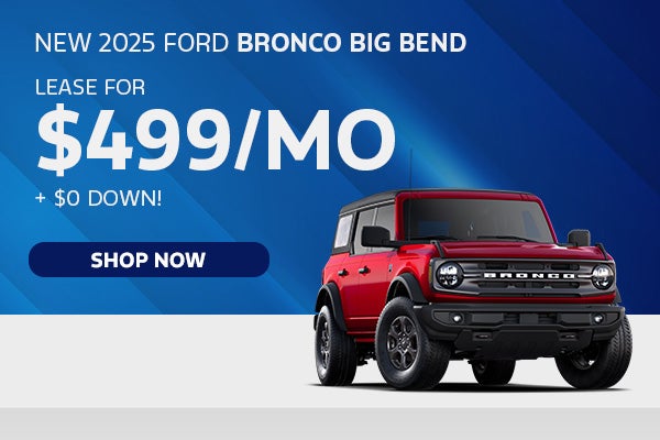 New 2025 Ford Bronco Big Bend