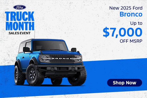 New 2025 Ford Bronco