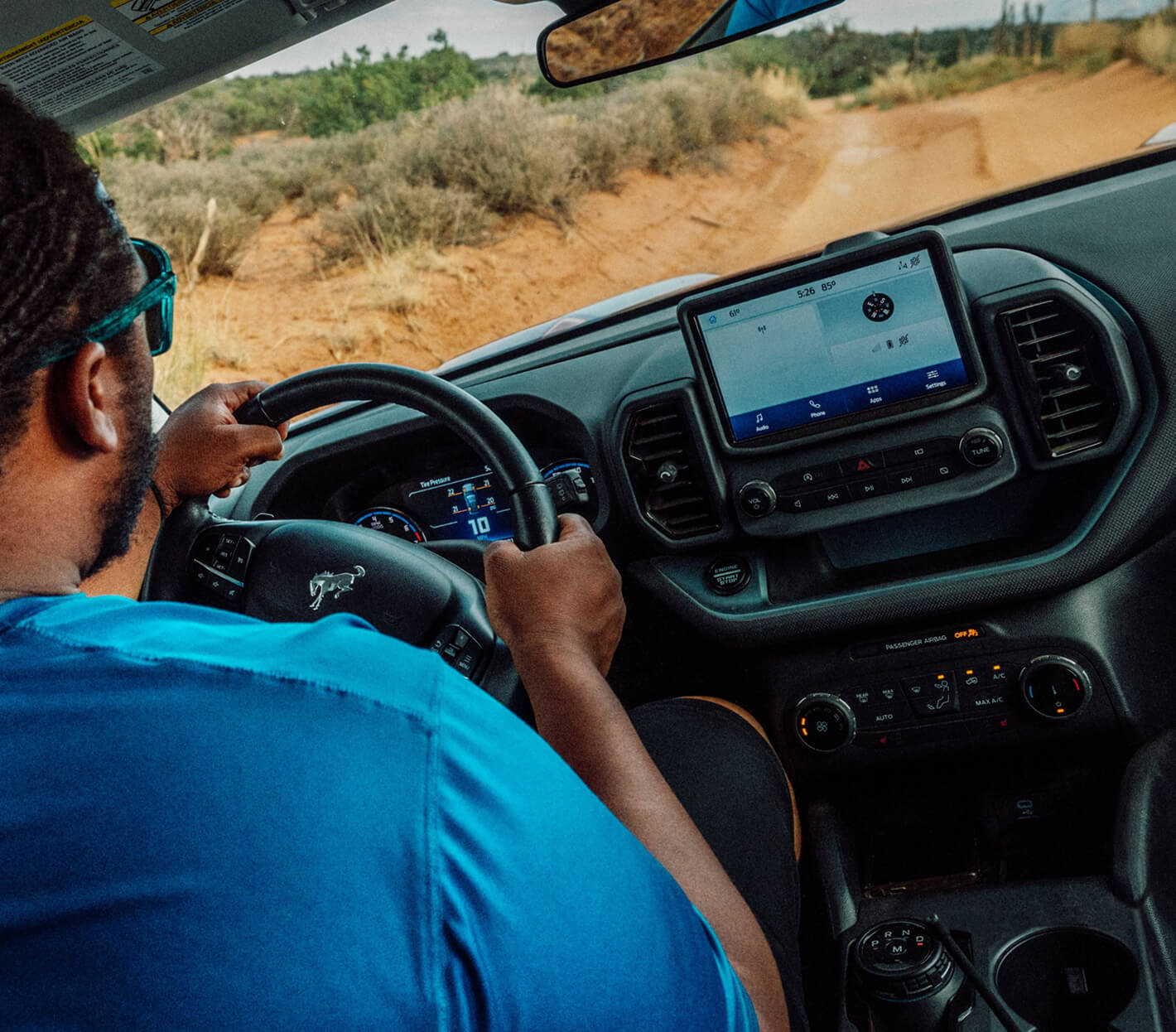 A Bronco owner at Bronco Off-Roadeo