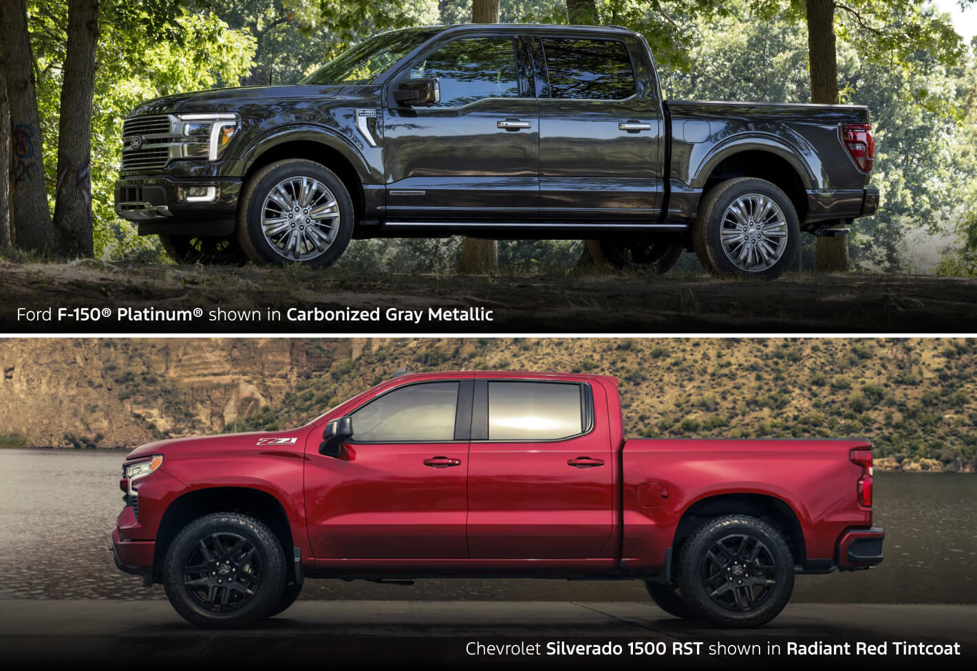 2026 Ford F-150 vs. 2026 Chevy Silverado 1500 Off-Roading