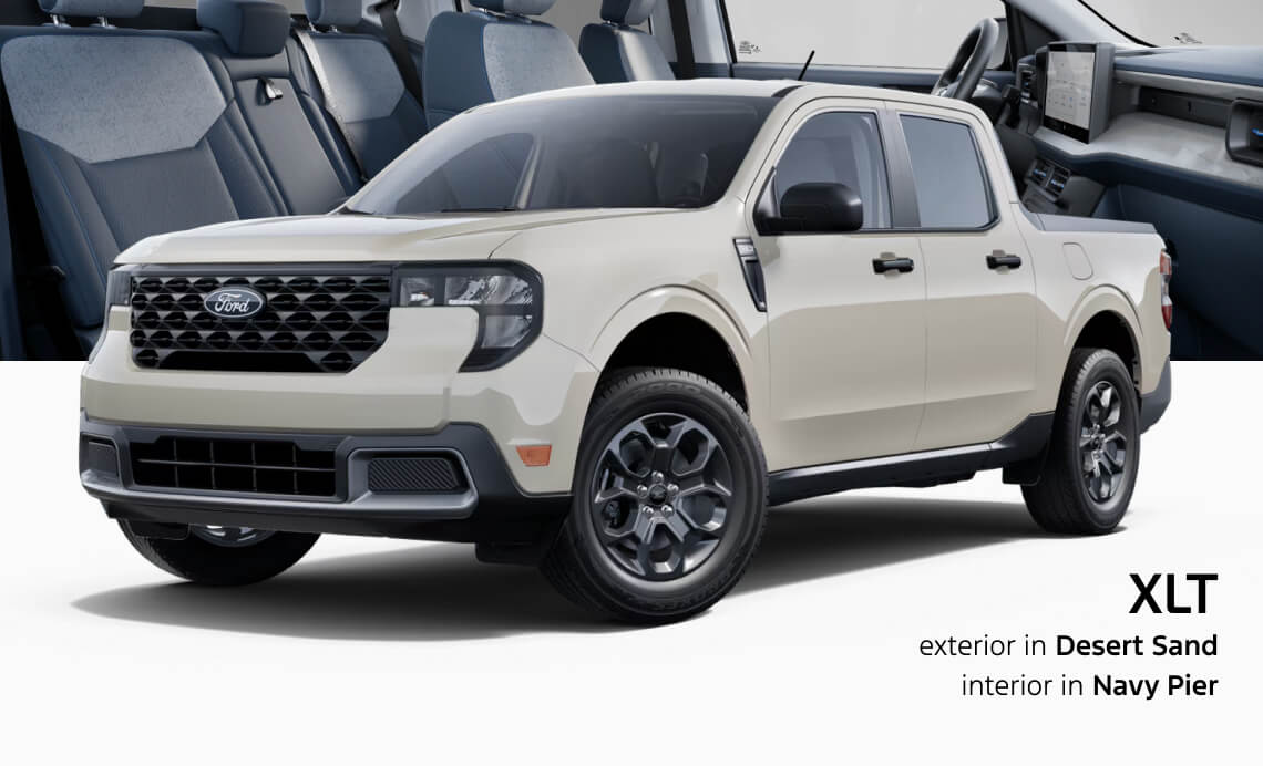 2025 Ford Maverick XLT in desert sand